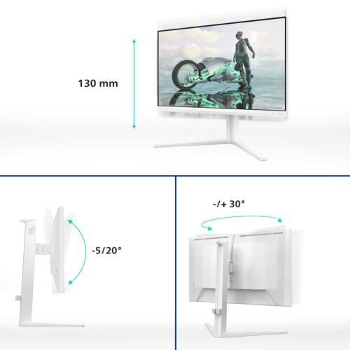 Philips Evnia 27M2N3201A/00 computer monitor 68.6 cm (27") 1920 x 1080 pixels Full HD LCD White - Image 13