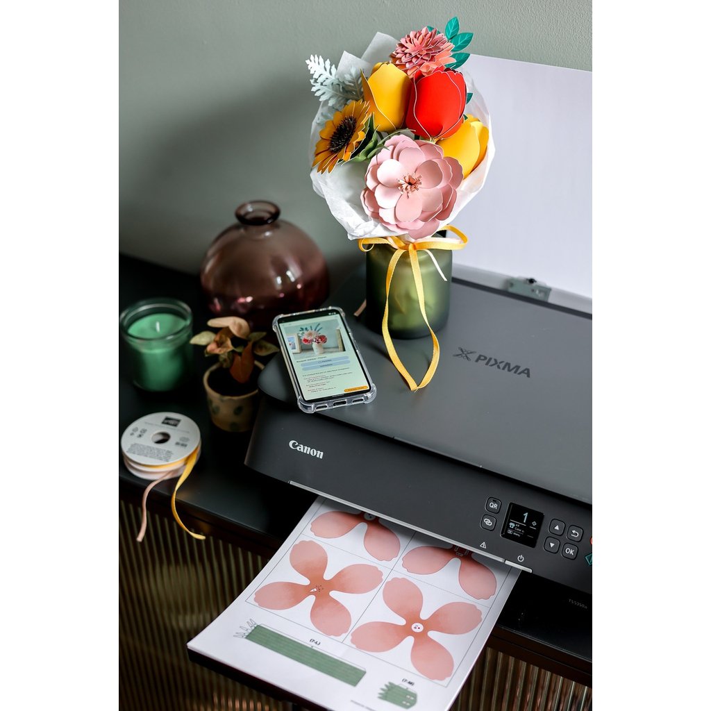 Canon PIXMA TS5350i Wireless Colour 3-in-One Inkjet Photo Printer, Black - Image 10