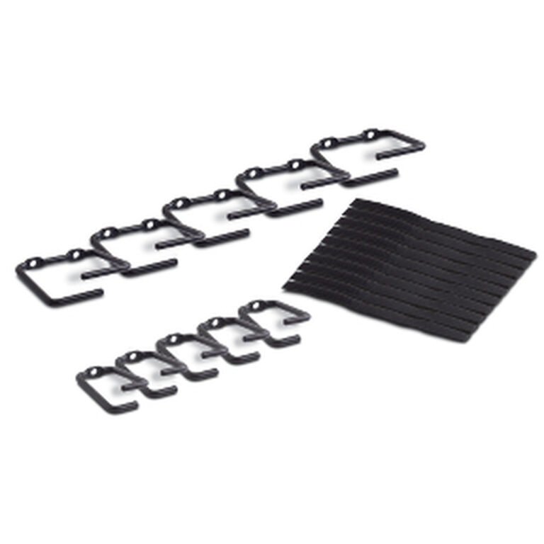 APC NetShelter Cable Management, Rings, Set of 5 small and 5 large, Black