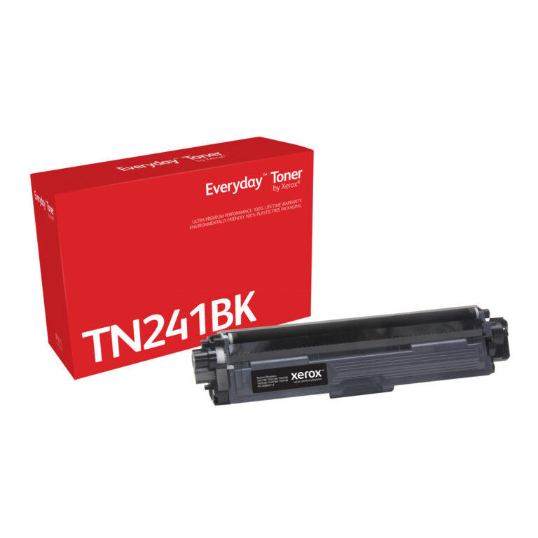 Everyday™ Black Toner by Xerox compatible with Brother TN241BK, Standard capacity
