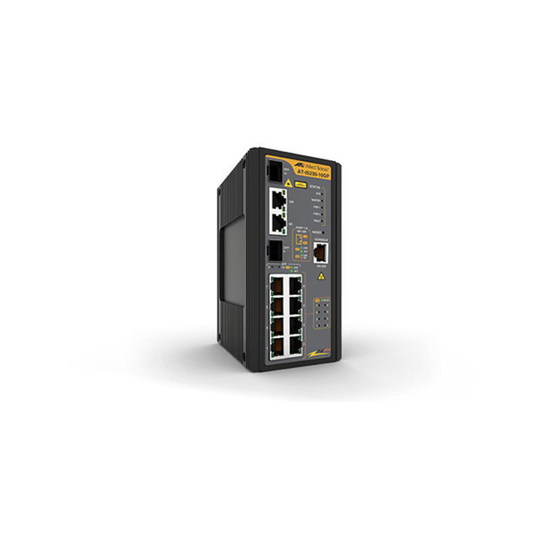 Allied Telesis AT-IS230-10GP-80 Managed L2 Gigabit Ethernet (10/100/1000) Power over Ethernet (PoE) Black