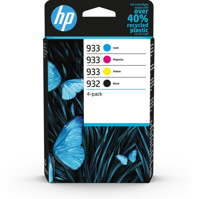 HP 932 Black/933 Cyan/Magenta/Yellow 4-pack Original Inks