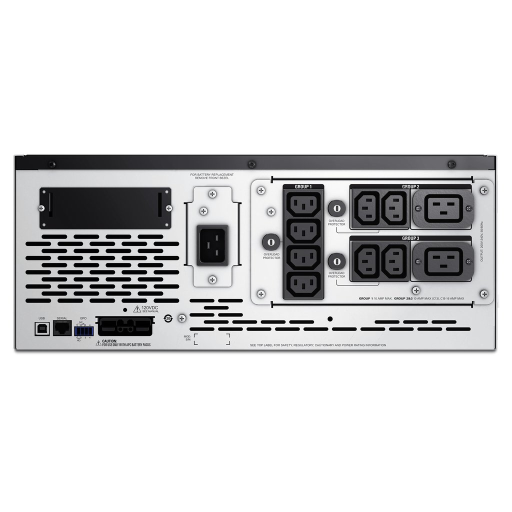 APC Smart-UPS X SMX2200HVNC - 2200VA, 8x C13 + 2x C19 outlet, USB, expandable runtime, short depth, NMC - Image 3
