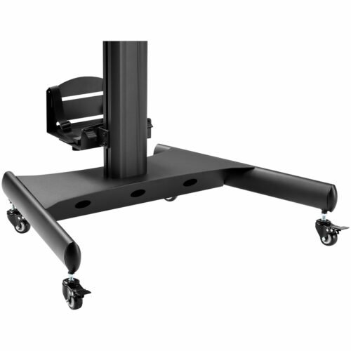StarTech.com Mobile Workstation Cart with Monitor Mount, CPU/PC Holder, Keyboard Tray - Ergonomic Height Adjustable Desktop Com - Image 11