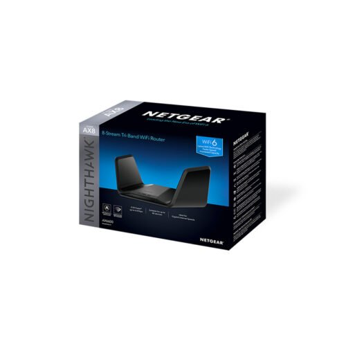 NETGEAR Nighthawk Tri-Band AX8 8-Stream AX6600 WiFi 6 Router (RAX70) wireless router Gigabit Ethernet Tri-band (2.4 GHz / 5 GHz - Image 2