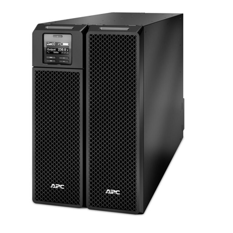 APC Smart-UPS On-Line, 8kVA/8kW, Tower, 230V 3:1 and 1:1, 6x C13+4x C19 IEC outlets, Network Card+SmartSlot, Extended runtime,