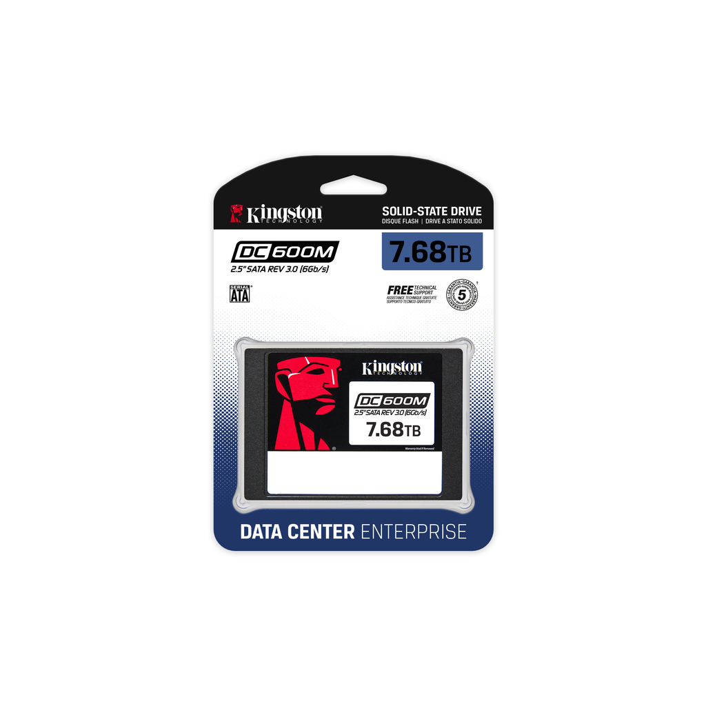 Kingston Technology 7680G DC600M (Mixed-Use) 2.5” Enterprise SATA SSD - Image 3
