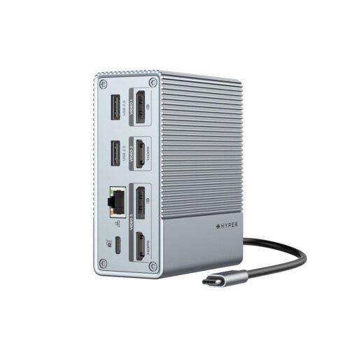 Targus HDG212B-GL laptop dock/port replicator Wired USB 3.2 Gen 1 (3.1 Gen 1) Type-C Grey - Image 6