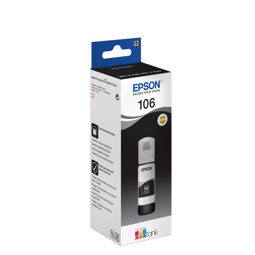 Epson 106 EcoTank Photo Black ink bottle - Image 2