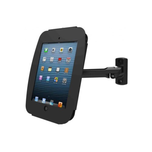 Compulocks iPad Pro 12.9" (3-6th Gen) Space Enclosure Swing Wall Mount Black - Image 5