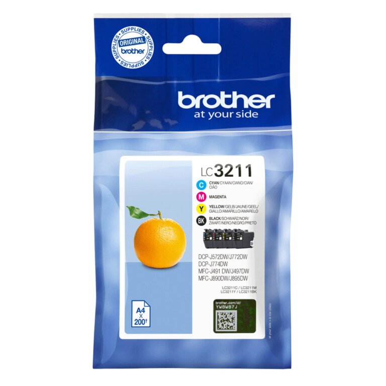Brother LC3211VALDR ink cartridge 4 pc(s) Original Black, Cyan, Magenta, Yellow