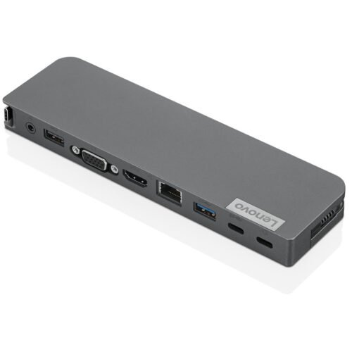 Lenovo 40AU0065UK laptop dock/port replicator Wired USB 3.2 Gen 1 (3.1 Gen 1) Type-C Black - Image 4