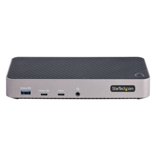 StarTech.com USB-C Triple Monitor Docking Station - HDMI/DP Triple 4k USB-C Dock - 5x USB Hub - GbE - 100W PD - Universal Multi - Image 8