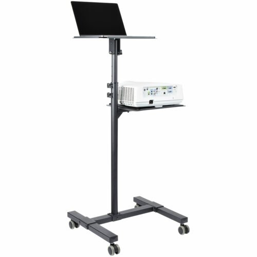StarTech.com Mobile Projector and Laptop Stand/Cart - Heavy Duty Portable Projector Stand (2 Shelves, hold 22lb/10kg each) - He - Image 11