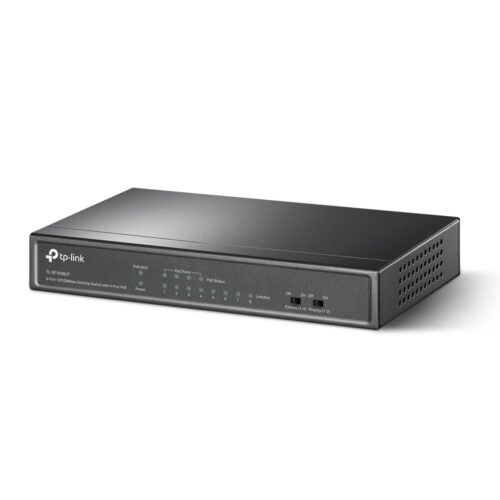TP-Link TL-SF1008LP network switch Unmanaged Fast Ethernet (10/100) Power over Ethernet (PoE) Black - Image 2