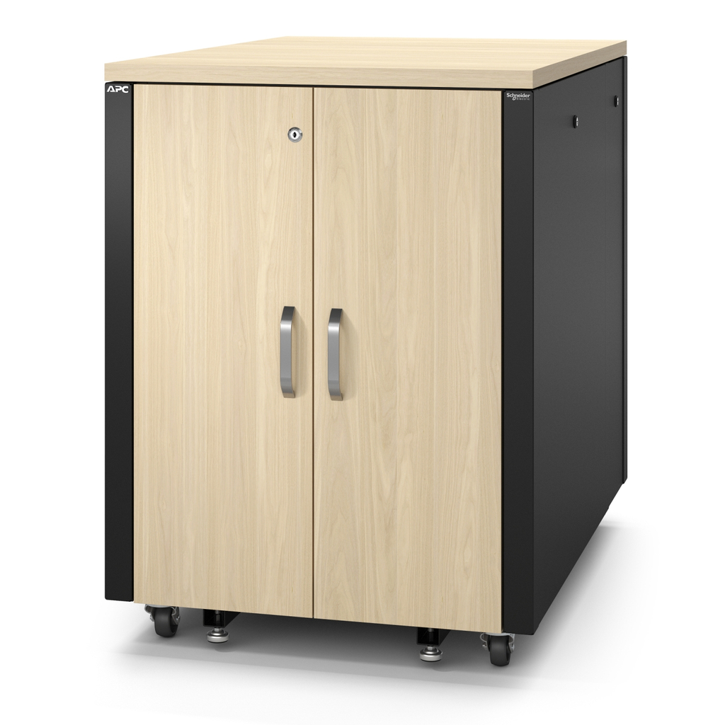 APC NetShelter Soundproof, 17U, Server Rack Enclosure, 230V, Maple - Image 5