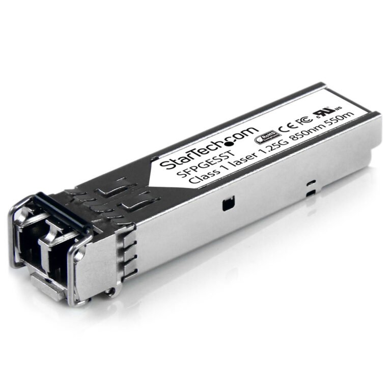 StarTech.com Cisco SFP-GE-S Compatible SFP Module - 1000BASE-SX - 1GbE Multimode Fiber MMF Optic Transceiver - 1GE Gigabit Ethe