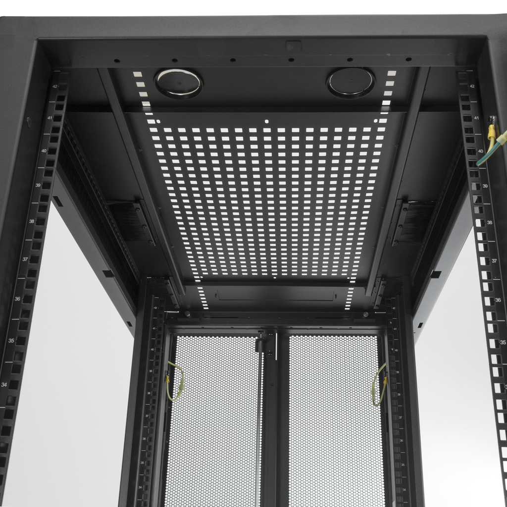 StarTech.com 4-Post 42U Server Rack Cabinet, 19" Data Rack Cabinet for Computer / AV / IT Equipment mount, Rack Server Cabinet - Image 2