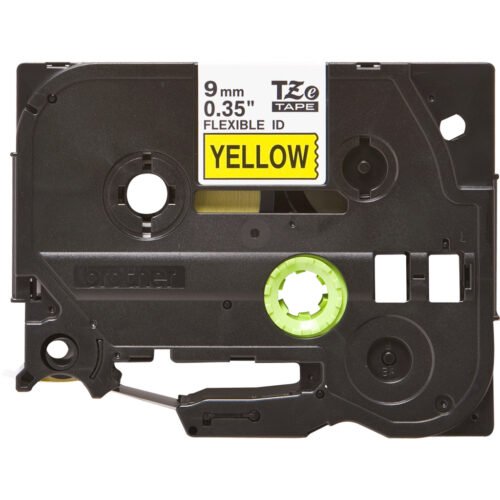 Brother TZE-FX621 label-making tape Black on yellow - Image 3