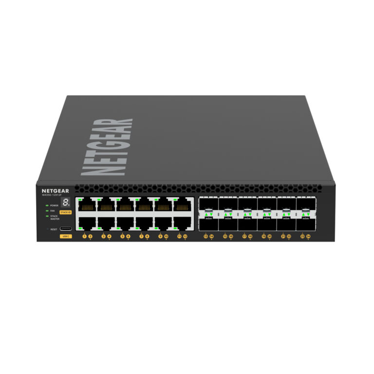 NETGEAR XSM4324 Managed L3 10G Ethernet (100/1000/10000) 1U Black