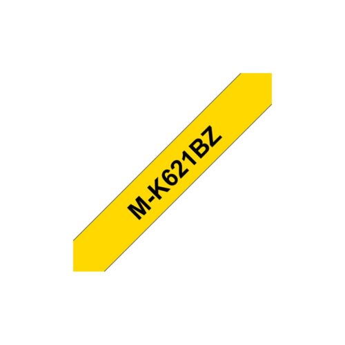 Brother M-K621B label-making tape Black on yellow - Image 2