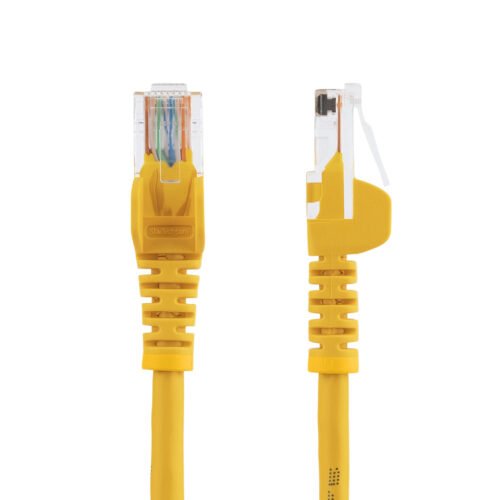 StarTech.com Cat5e Patch Cable with Snagless RJ45 Connectors - 2m, Yellow - Image 2