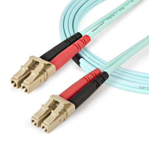 StarTech.com 1m (3ft) LC/UPC to LC/UPC OM4 Multimode Fiber Optic Cable, 50/125µm LOMMF/VCSEL Zipcord Fiber, 100G, Low Insertio - Image 4