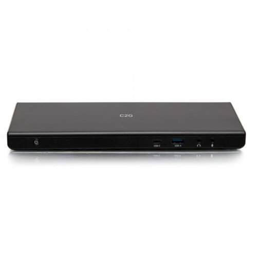 C2G USB-C® 14-in-1 Triple Display Docking Station with HDMI®, DisplayPort™, Ethernet, USB, 3.5mm Audio and Powe - Image 4