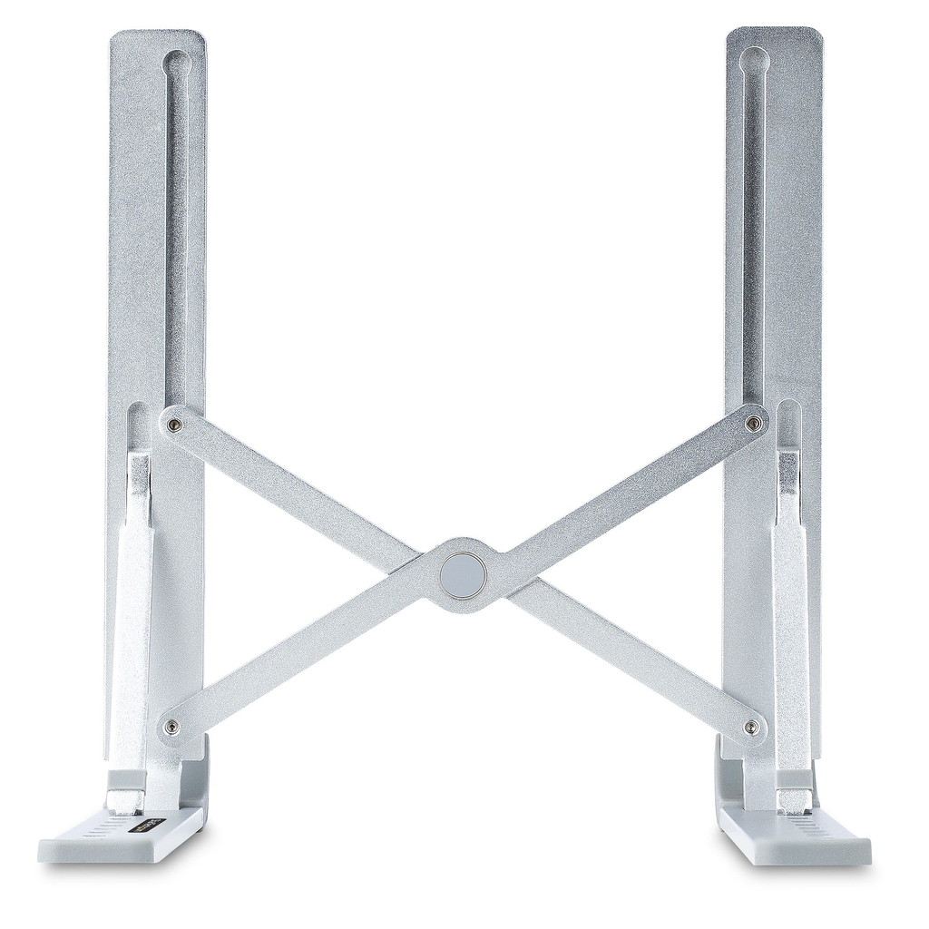 StarTech.com Foldable Laptop Riser Stand, Portable Height Adjustable Ergonomic Laptop Stand, Ventilated Aluminum Frame Supports - Image 13