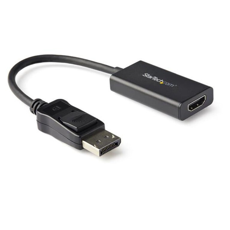 StarTech.com DisplayPort to HDMI Adapter - 4K 60Hz HDR10 Active DisplayPort 1.4 to HDMI 2.0b Video Converter - 4K DP to HDMI Ad