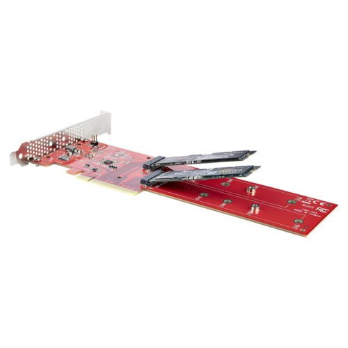 StarTech.com Dual M.2 PCIe SSD Adapter Card, PCIe x8 / x16 to Dual NVMe or AHCI M.2 SSDs, PCI Express 4.0, 7.8GBps/Drive, Bifur - Image 10