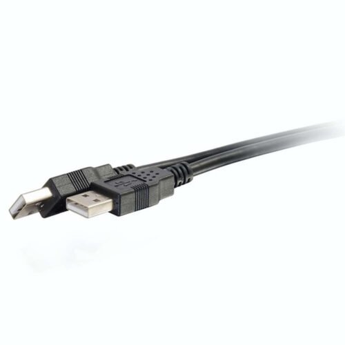 C2G 2m USB 2.0 A Male to A Male Cable - Black (6.6 ft) - Image 5