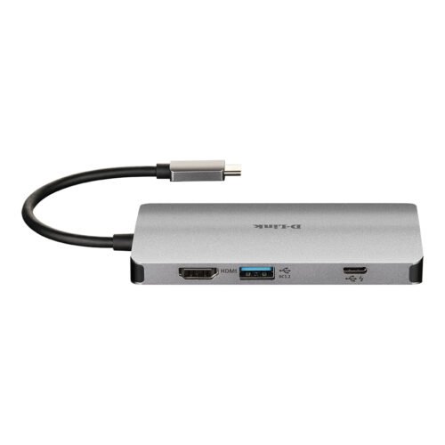 D-Link 8-in-1 USB-C Hub with HDMI/Ethernet/Card Reader/Power Delivery - Image 4