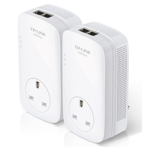 TP-Link AV2000 2-Port Gigabit Passthrough Powerline Starter Kit - Image 3