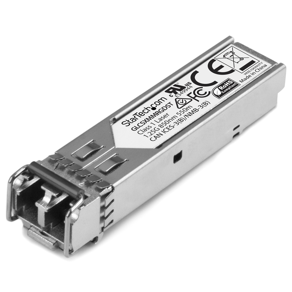 StarTech.com Cisco GLC-SX-MM-RGD Compatible SFP Transceiver Module - 1000BASE-SX~Cisco GLC-SX-MM-RGD Compatible SFP Module - 10