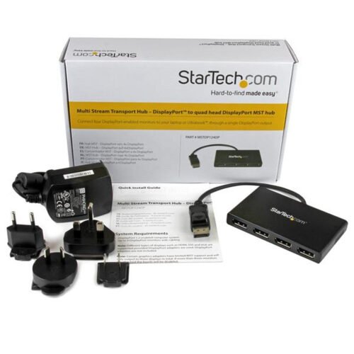 StarTech.com 4-Port Multi Monitor Adapter - DisplayPort 1.2 MST Hub - 4x 1080p - DisplayPort Video Splitter for Extended Deskto - Image 9
