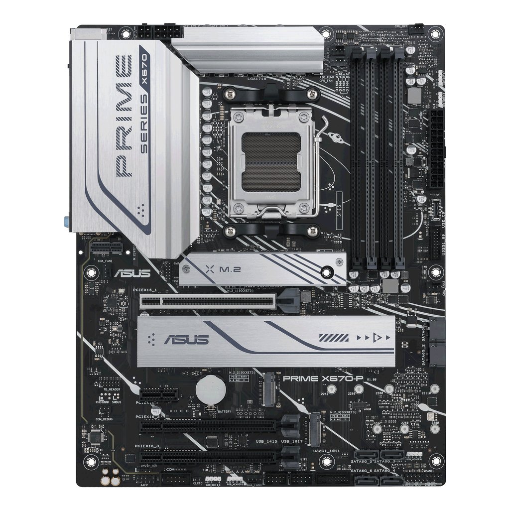 ASUS PRIME X670-P AMD X670 Socket AM5 ATX - Image 2