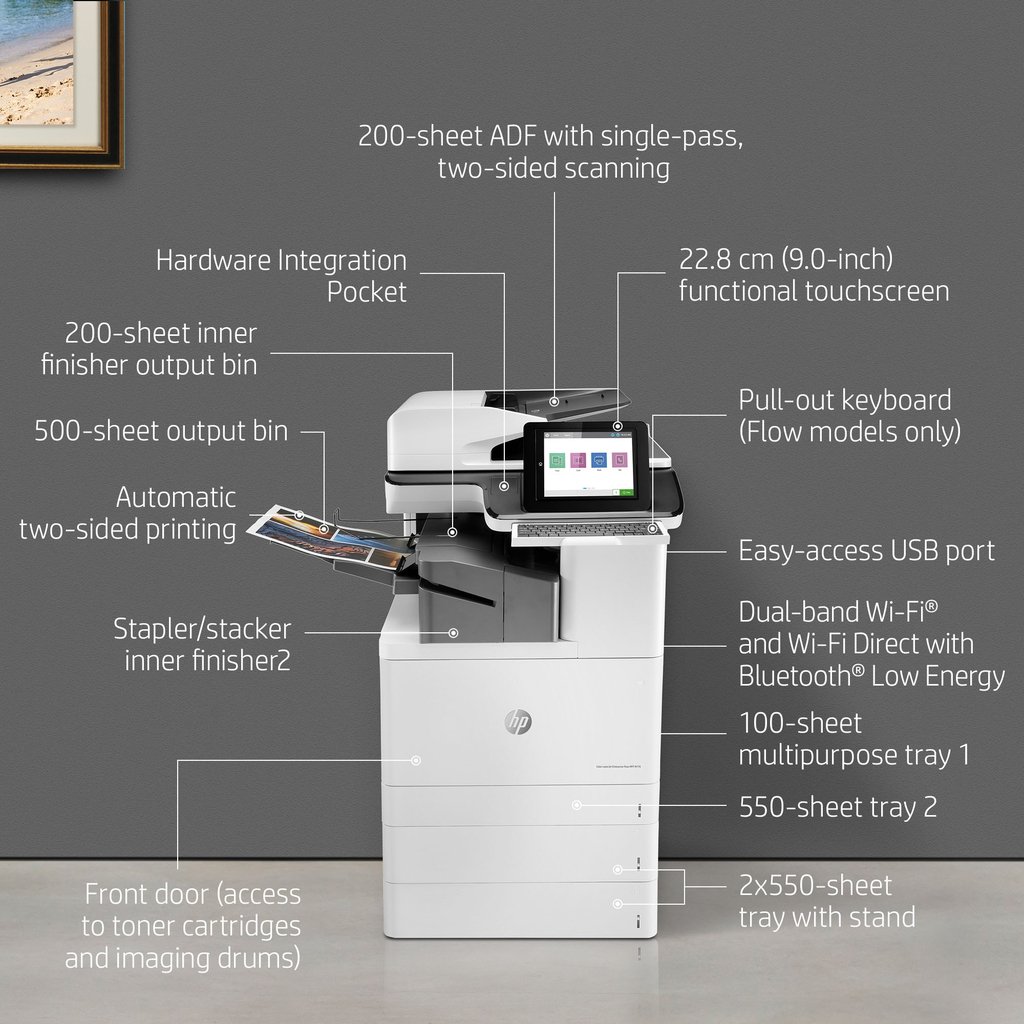 HP Color LaserJet Enterprise Flow MFP M776zs - Image 16