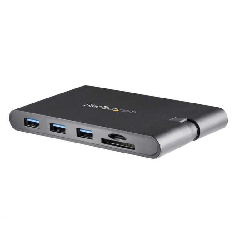 StarTech.com USB C Multiport Adapter - USB Type-C Mini Dock with HDMI 4K or VGA 1080p Video - 100W Power Delivery Passthrough,
