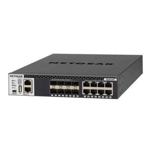 NETGEAR M4300-8X8F Managed L3 10G Ethernet (100/1000/10000) 1U Black - Image 2