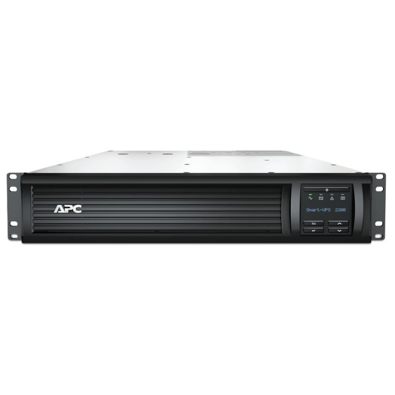 APC Smart-UPS, Line Interactive, 2200VA, Rackmount 2U, 230V, 8x IEC C13+2x IEC C19 outlets, Network Card, AVR, LCD
