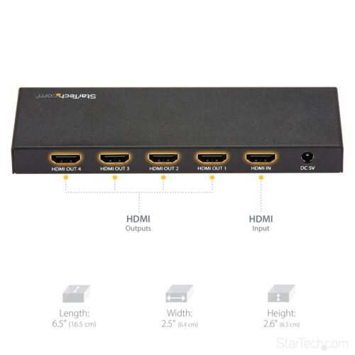 StarTech.com 4-Port HDMI Splitter - 4K 60Hz - Image 4