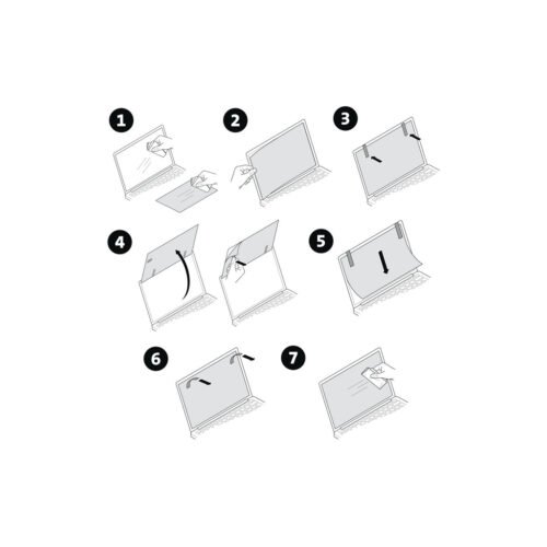 Kensington Privacy Screen Filter for Surface Go - 2-Way Removable - Image 3