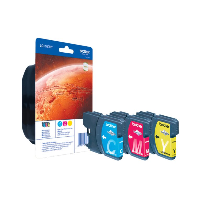 Brother LC1100HYRBWBP ink cartridge 3 pc(s) Original Cyan, Magenta, Yellow