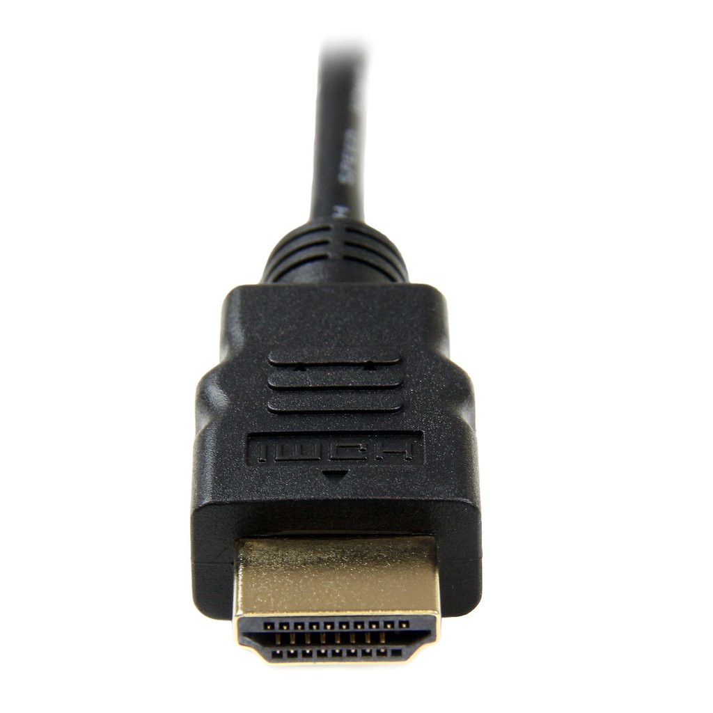 StarTech.com 1m Micro HDMI to HDMI Cable with Ethernet - 4K 30Hz Video - Durable High Speed Micro HDMI Type-D to HDMI 1.4 Adapt - Image 4
