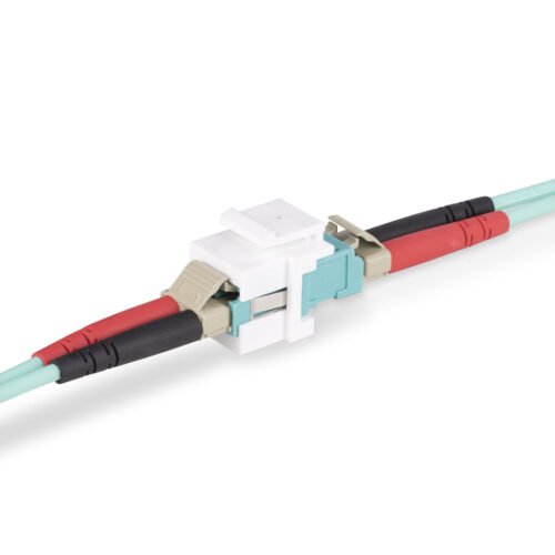 StarTech.com LC to LC Coupler, LC Fiber Coupler, LC/UPC Keystone Jack, Duplex Fiber Optic LC Keystone Coupler for Patch Panel - Image 3