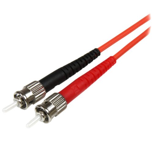 StarTech.com 1m Fiber Optic Cable - Multimode Duplex 50/125 - LSZH Fiber Jumper Cord - LC/ST - Image 3
