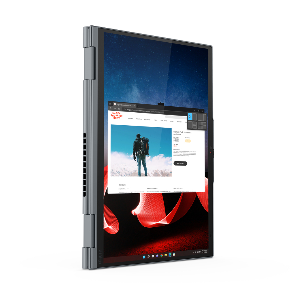 Lenovo ThinkPad X1 Yoga Gen 8 Intel® Core™ i7 i7-1355U Hybrid (2-in-1) 35.6 cm (14") Touchscreen WUXGA 16 GB LPDDR5- - Image 14