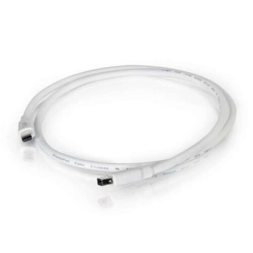 C2G 3m Mini DisplayPort Cable 4K UHD M/M - White - Image 2