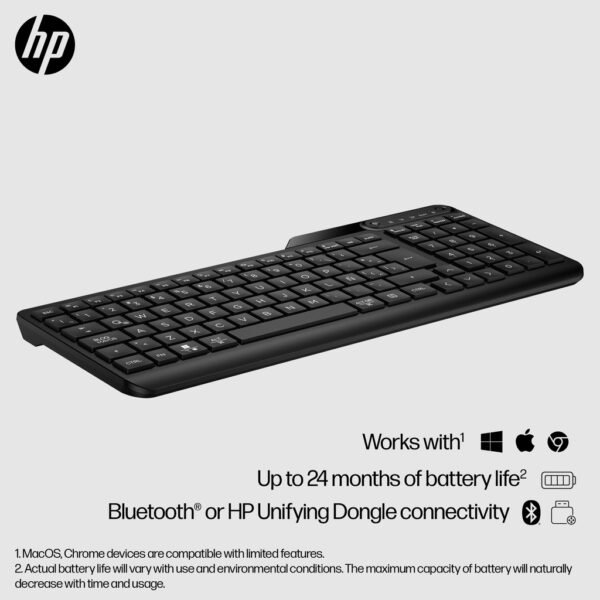 HP 475 Dual-Mode Wireless Keyboard - Image 3